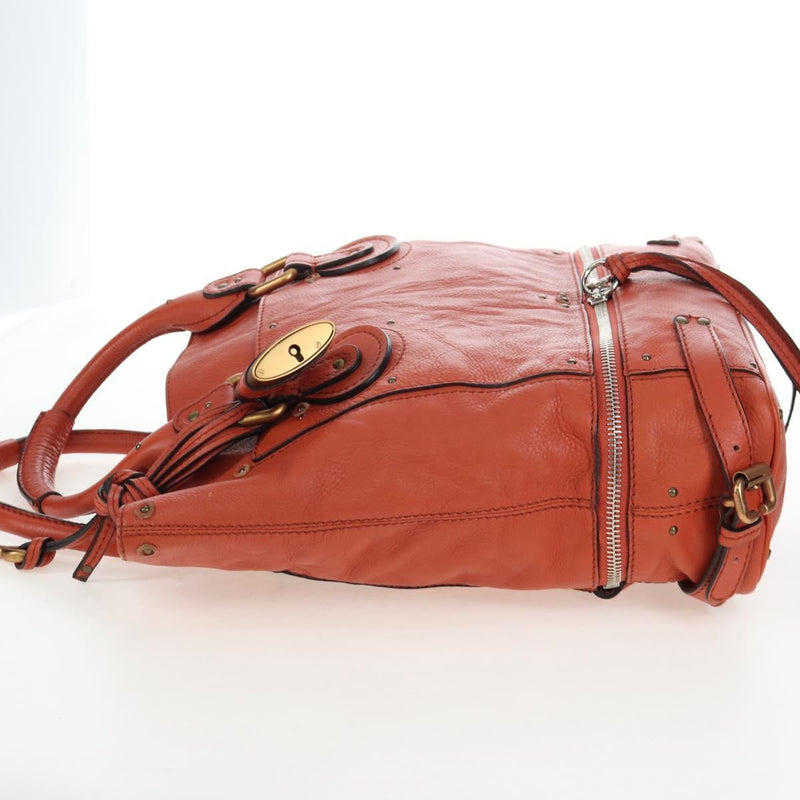 Chloe Paddington Leather Orange Bag