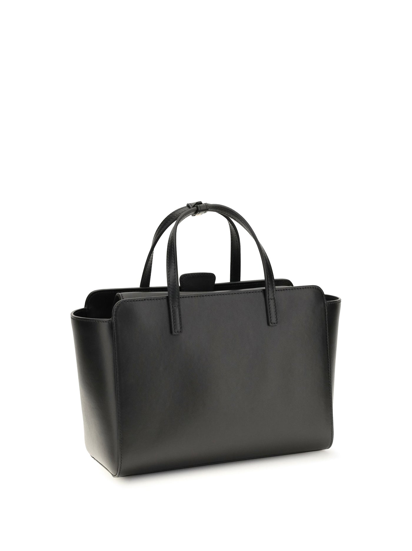 Hidesins Calf Leather Shoulder Bag — Black (bos Taurus)