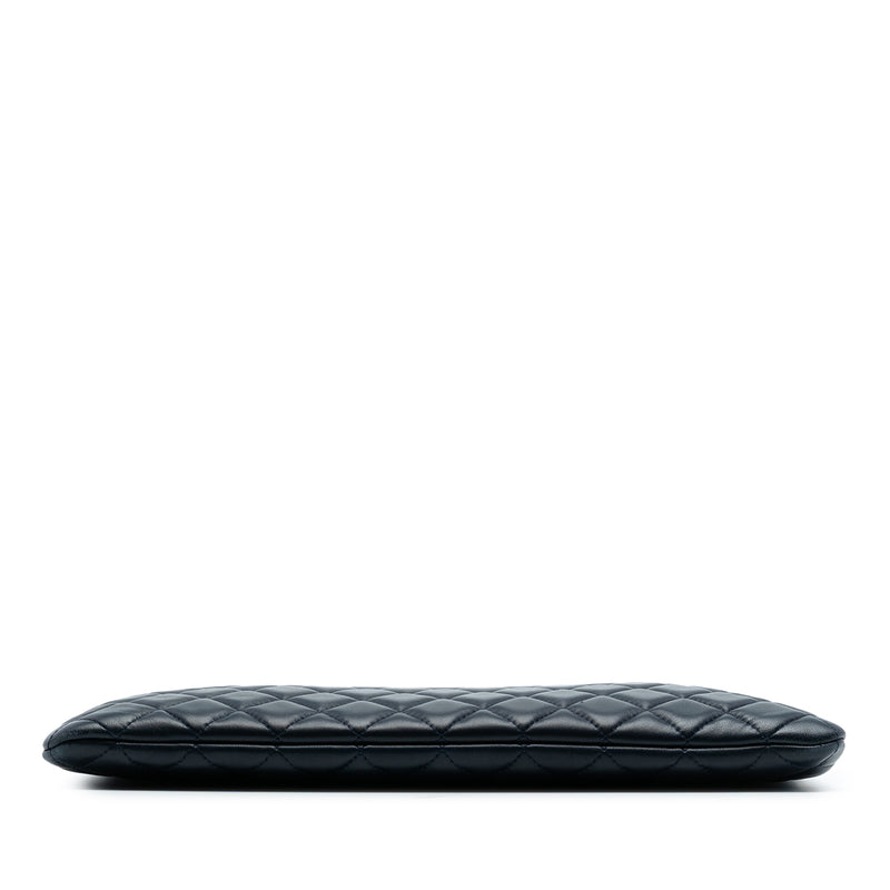 Large Quilted Lambskin O Case Clutch - Image 3