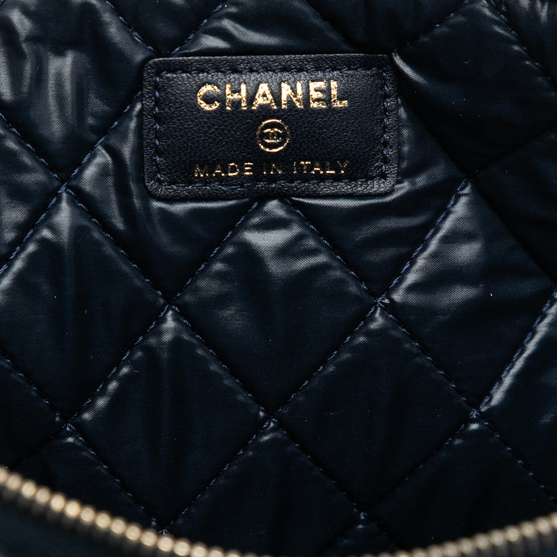 Large Quilted Lambskin O Case Clutch - Image 5