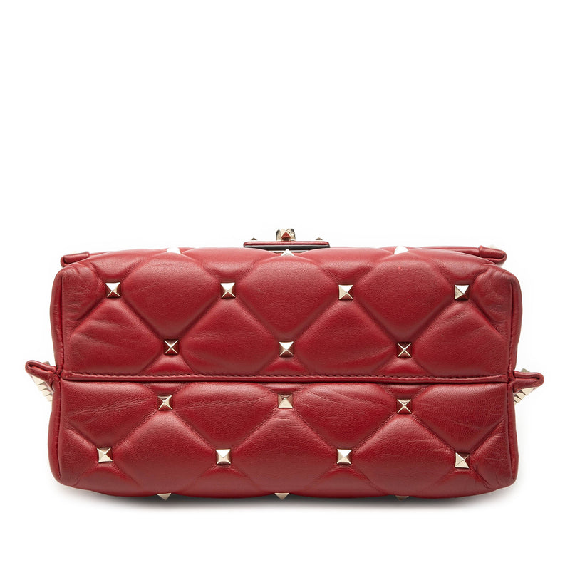 Medium Lambskin Candystud Top Handle Satchel - Image 3