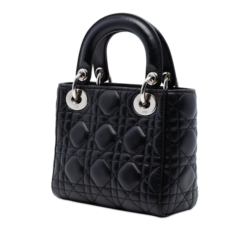 Mini Lambskin Cannage Lady Dior - Image 2