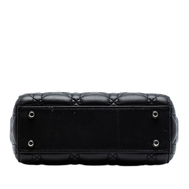 Mini Lambskin Cannage Lady Dior - Image 3