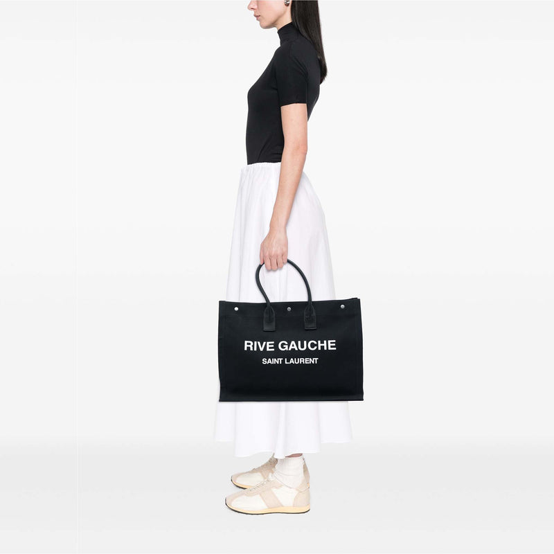 Large Canvas Rive Gauche Tote - Image 5