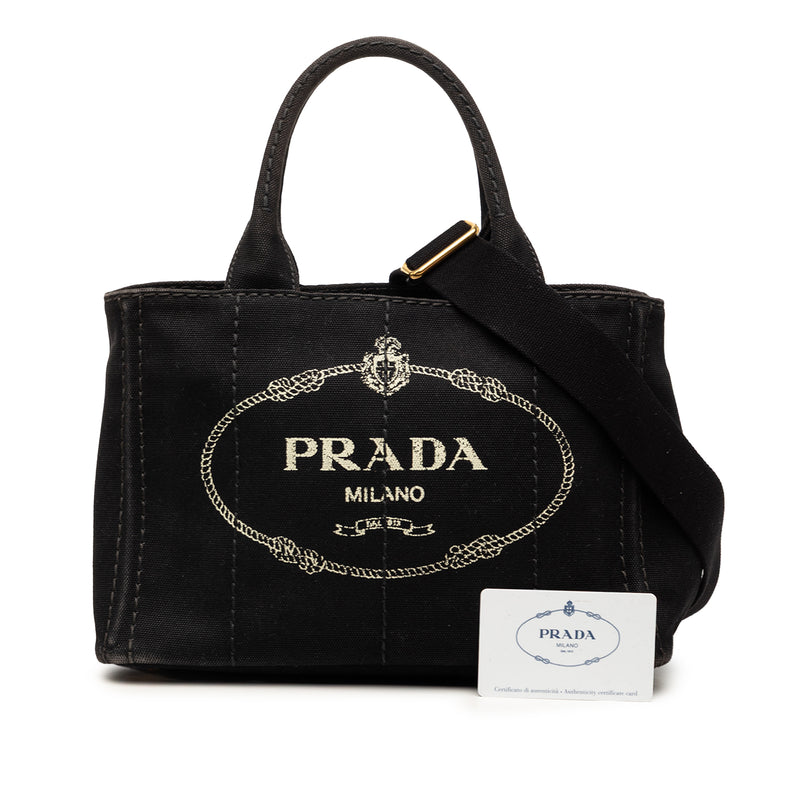 Small Canvas Canapa Logo Satchel - Image 7