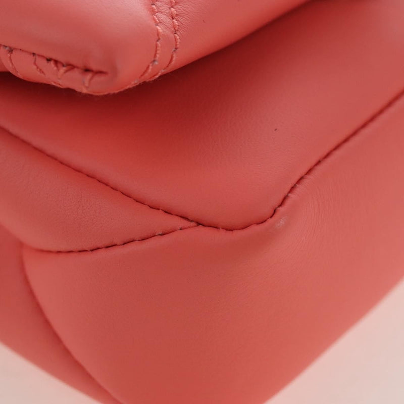 Bvlgari Serpenti Cabochon Diagonal Quilted Leather Pink Bag