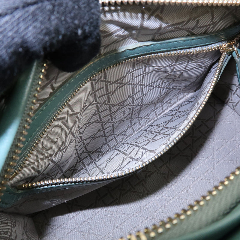 Christian Dior Lady Green Leather Bag
