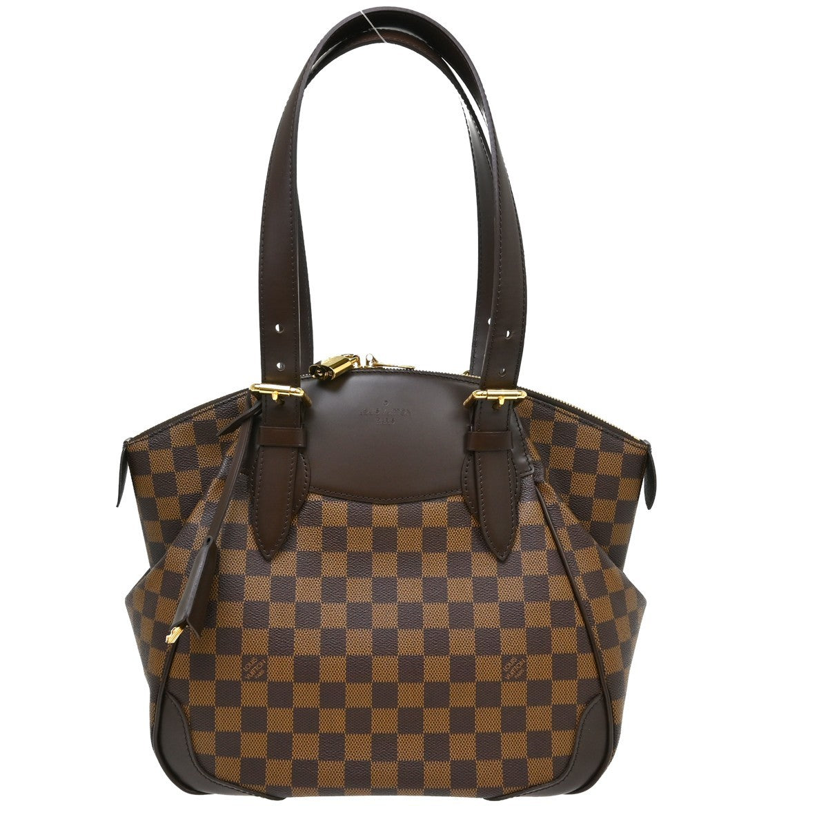 Louis Vuitton Verona Damier Ebene Brown Canvas Bag