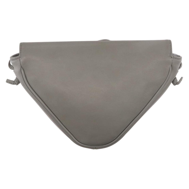 Celine Triangle Leather Gray Bag