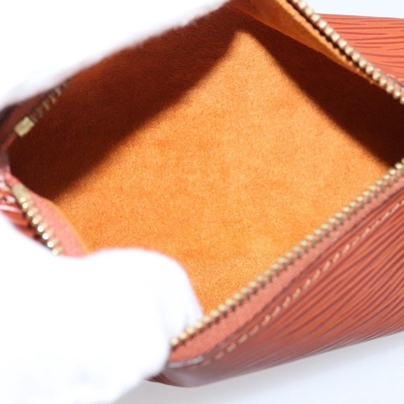 Louis Vuitton Soufflot Pochette Epi Leather Brown Bag