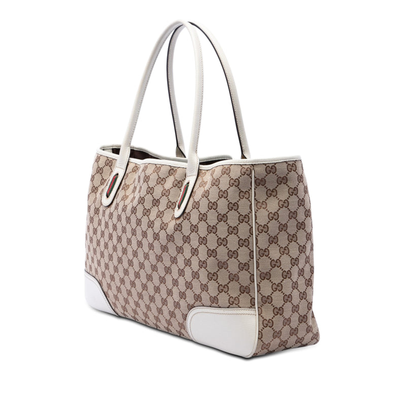 GG Canvas Web Princy Tote - Image 2