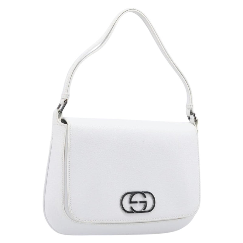 Gucci Shoulder Leather White Bag