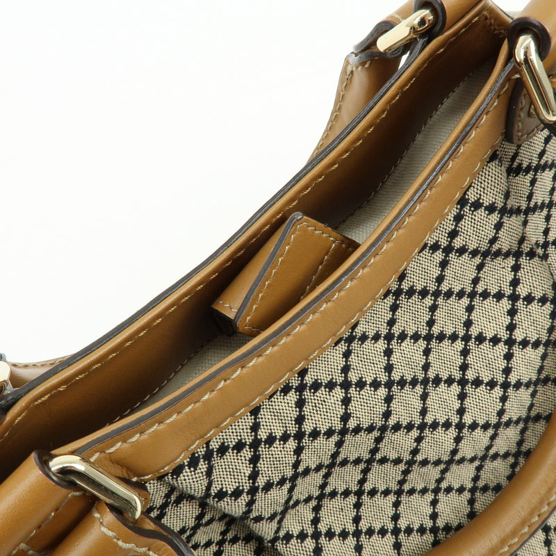 Gucci Sukey Microguccissima Leather Beige Canvas Bag