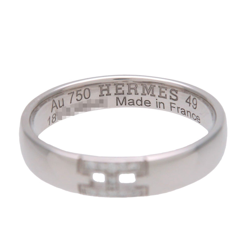 Hermes Ever Herakles Wedding Band 18k White Gold Silver White_gold Bijoux