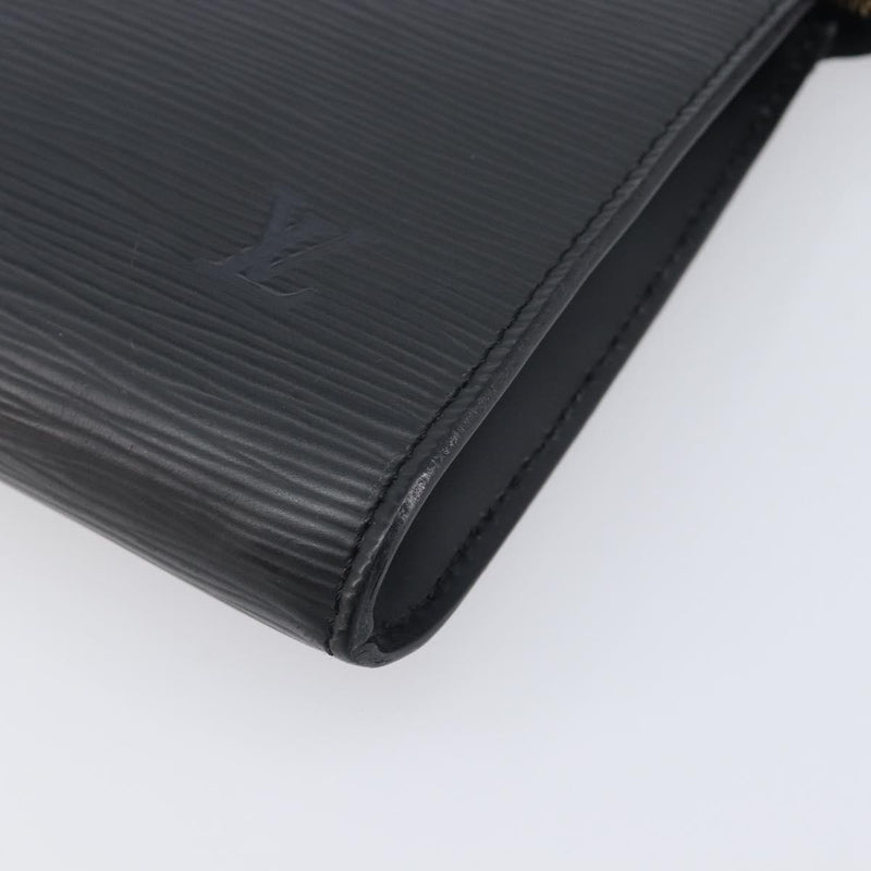Louis Vuitton Pochette Accessoires Epi Leather Black Bag