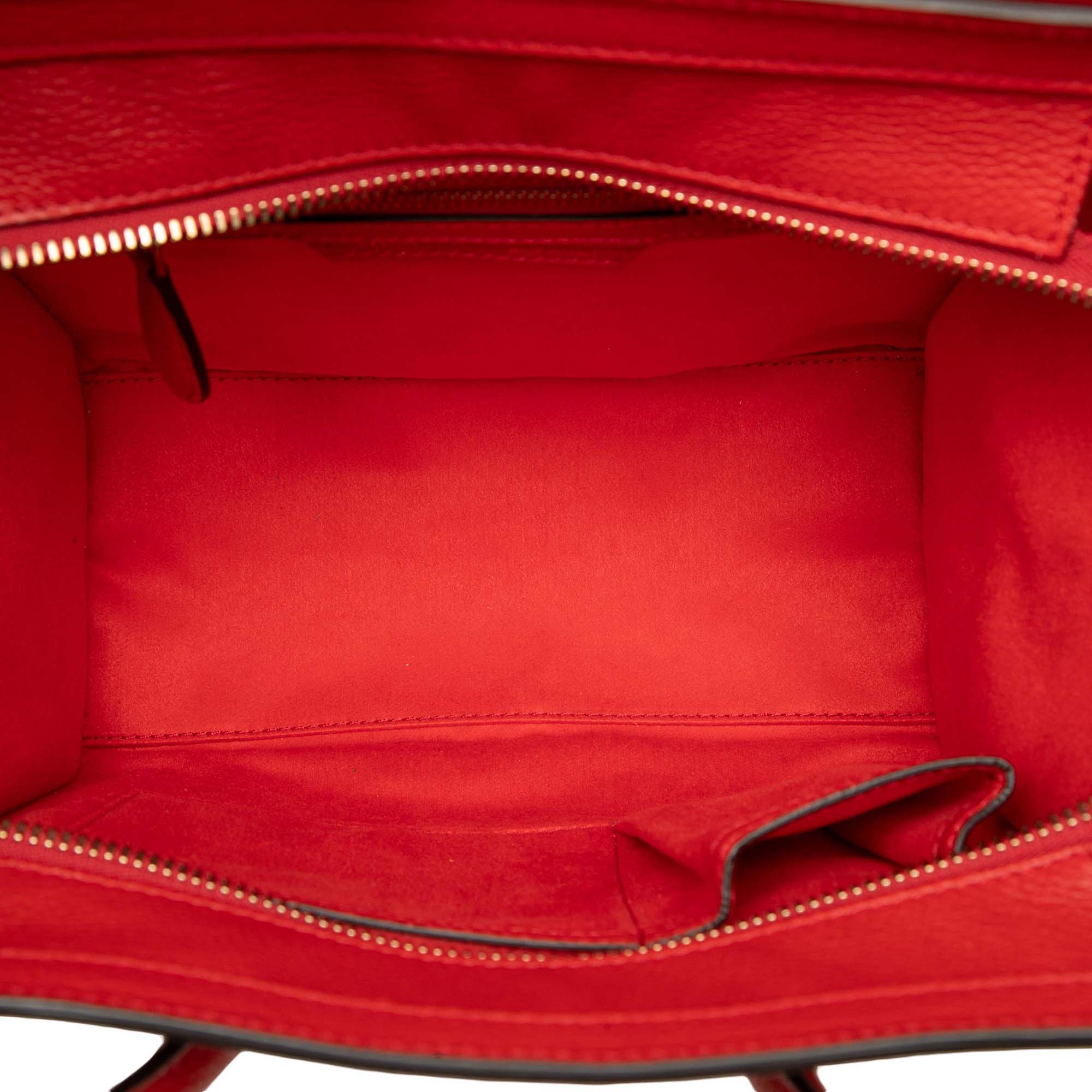 Micro Calfskin Luggage Tote - Image 4