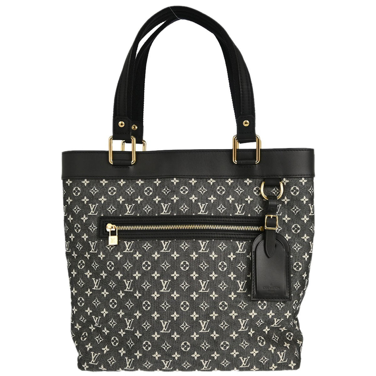 Louis Vuitton Lucille Mini Lin Black Canvas Bag