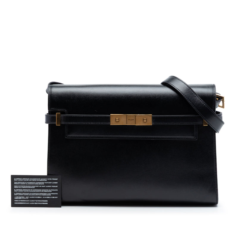 Medium Smooth Calfskin Manhattan Shoulder Bag - Image 7
