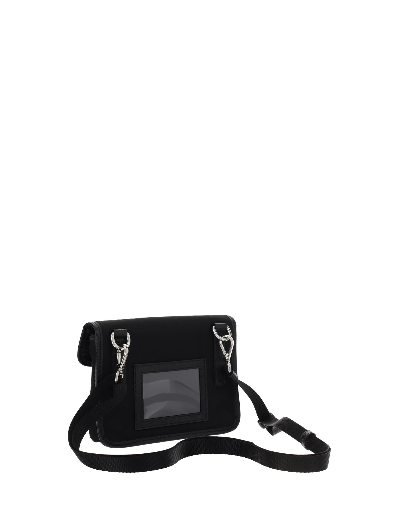 Prada Re-Nylon Card Case — Black Recycled Polyamide Cases