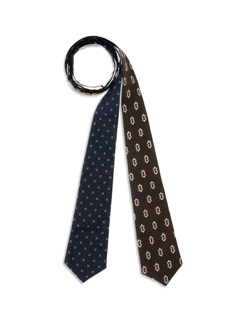 Di Stavnitser Reversible Cotton Tie Belt — Black