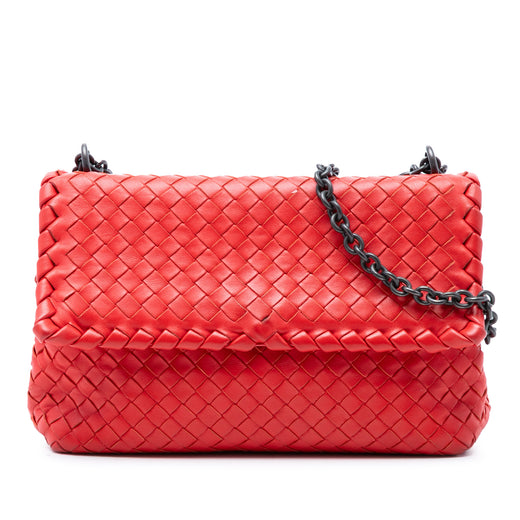 Small Nappa Intrecciato Olimpia Shoulder Bag - Image 1