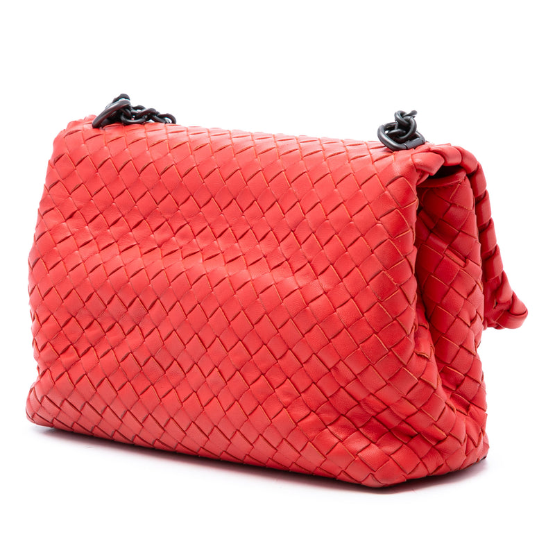 Small Nappa Intrecciato Olimpia Shoulder Bag - Image 2