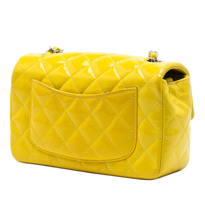 Mini Rectangular Classic Patent Single Flap - Image 2