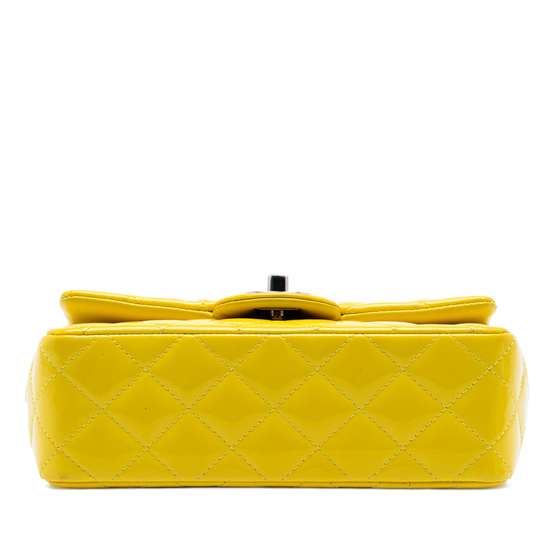 Mini Rectangular Classic Patent Single Flap - Image 3