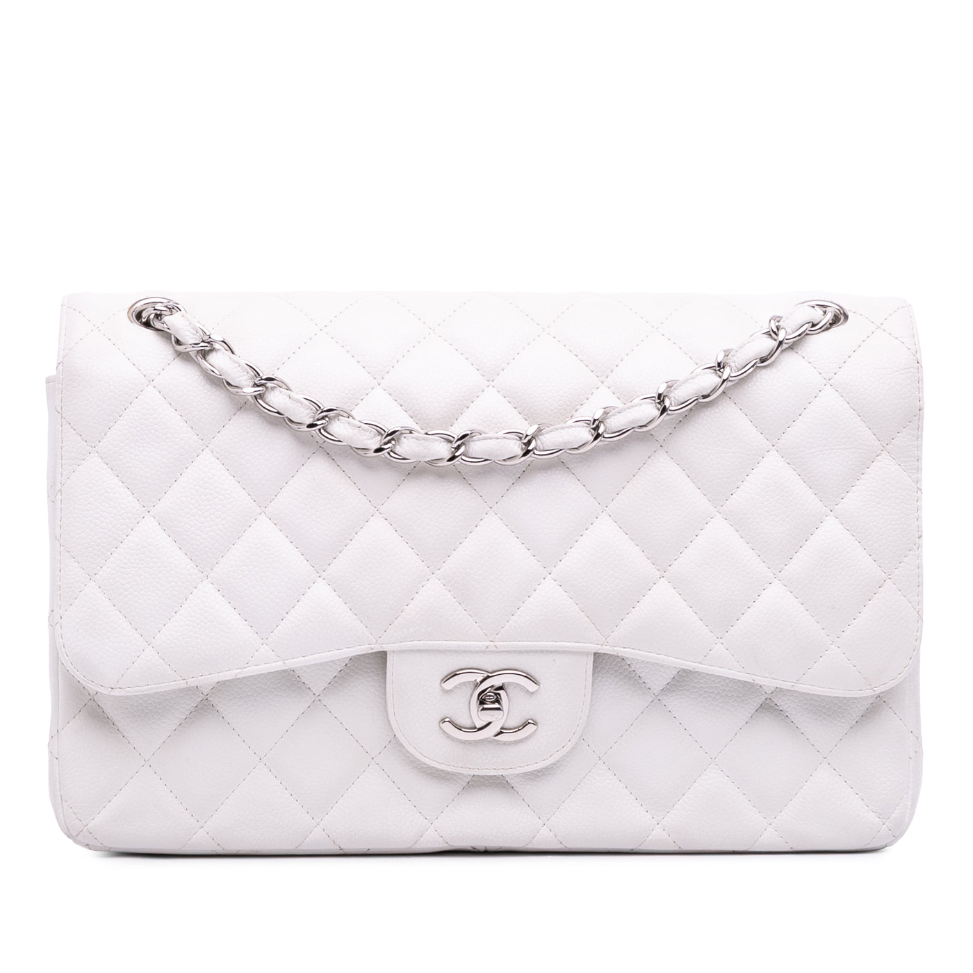 Jumbo Classic Caviar Double Flap - Image 1