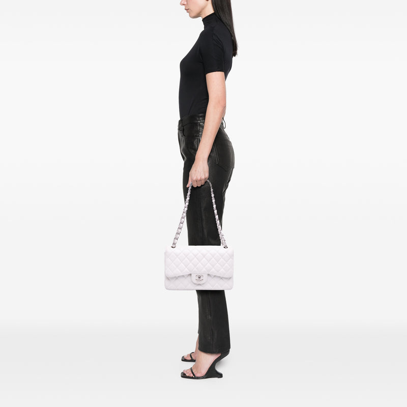 Jumbo Classic Caviar Double Flap - Image 11