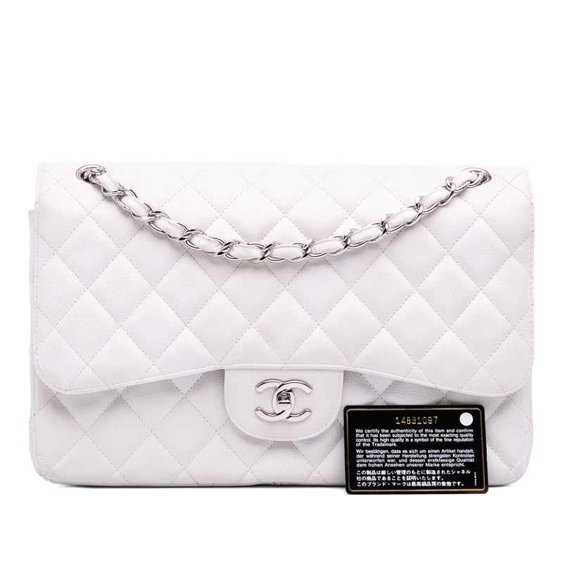 Jumbo Classic Caviar Double Flap - Image 12