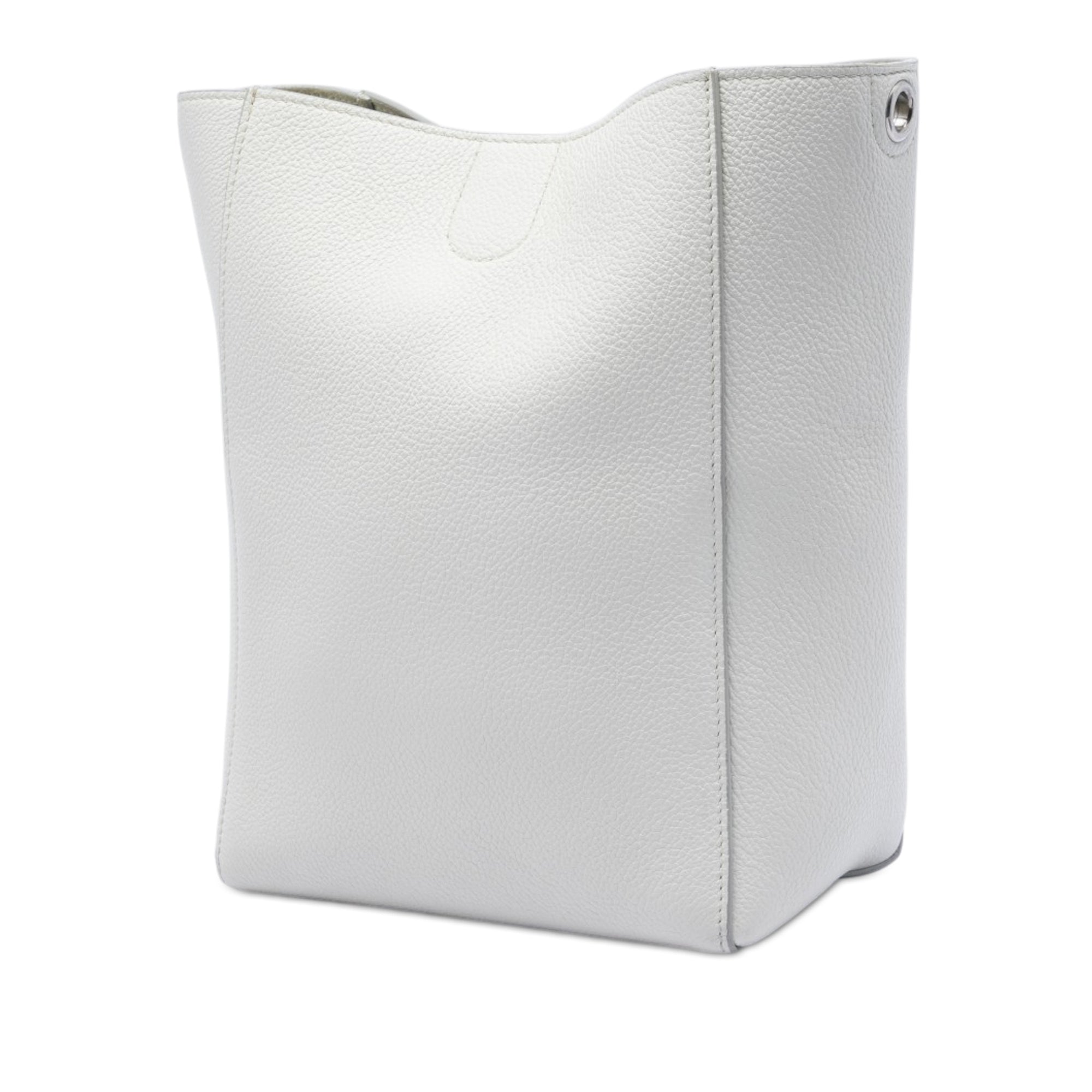 Small Soft Grained Calfskin Seau Sangle Bucket Bag - Image 2