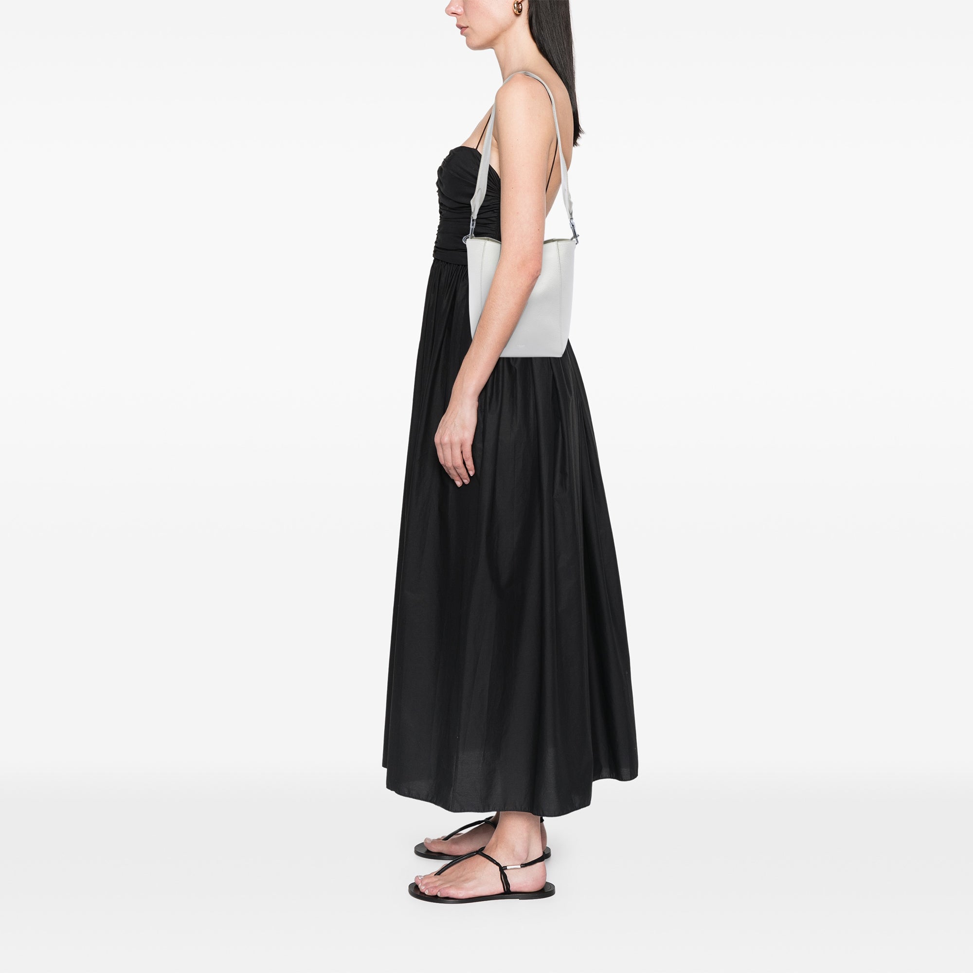 Small Soft Grained Calfskin Seau Sangle Bucket Bag - Image 7