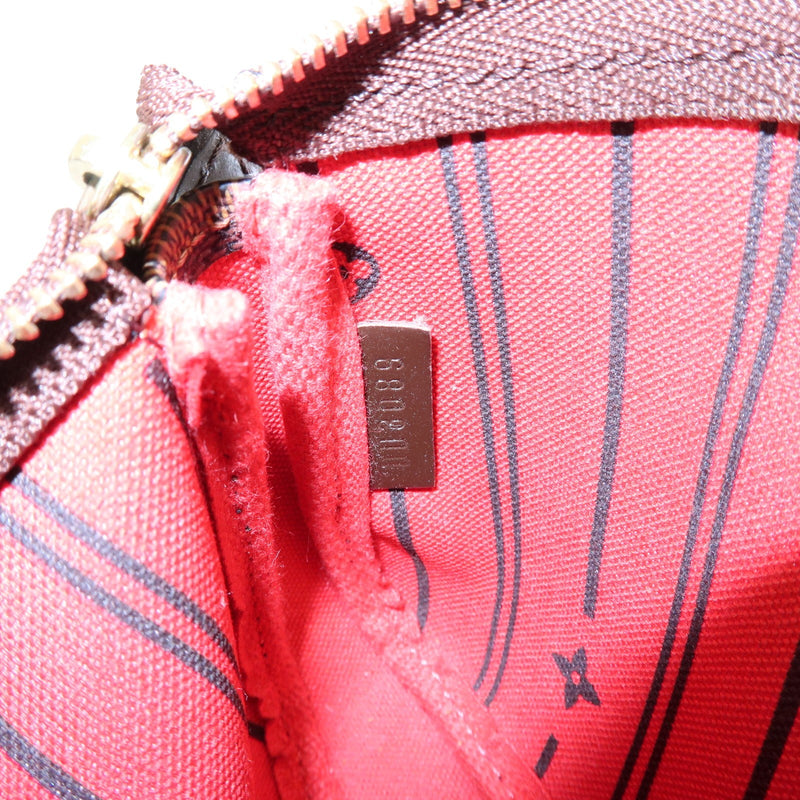 Louis Vuitton Pochette Accessoires Limited Edition Damier Brown Canvas Bag