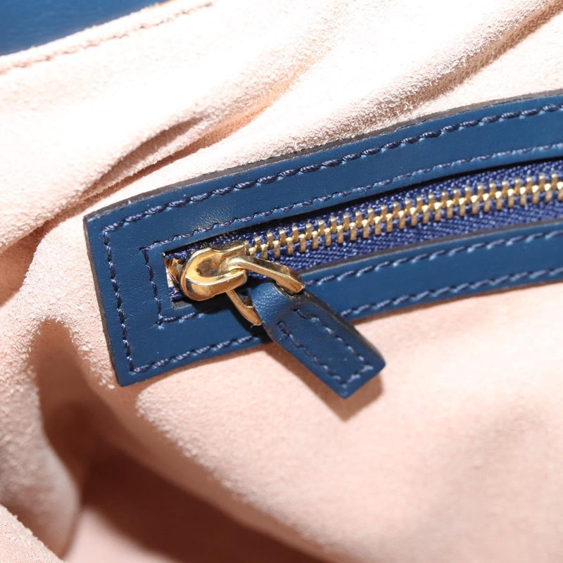 Gucci Linea A Convertible Guccissima Leather Navy Bag