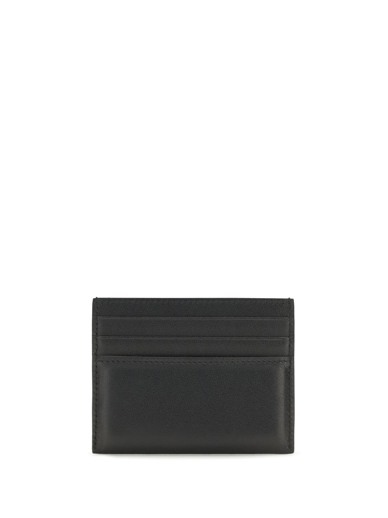 Givenchy Antigona Card Case — Black Calf Leather Bos Taurus Wallet