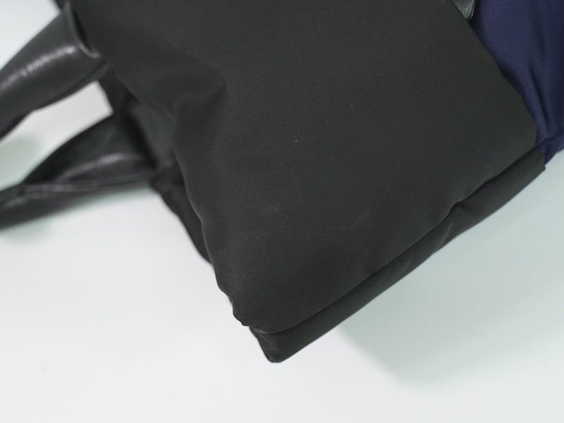 Prada Convertible Double Tessuto Navy Nylon Bag