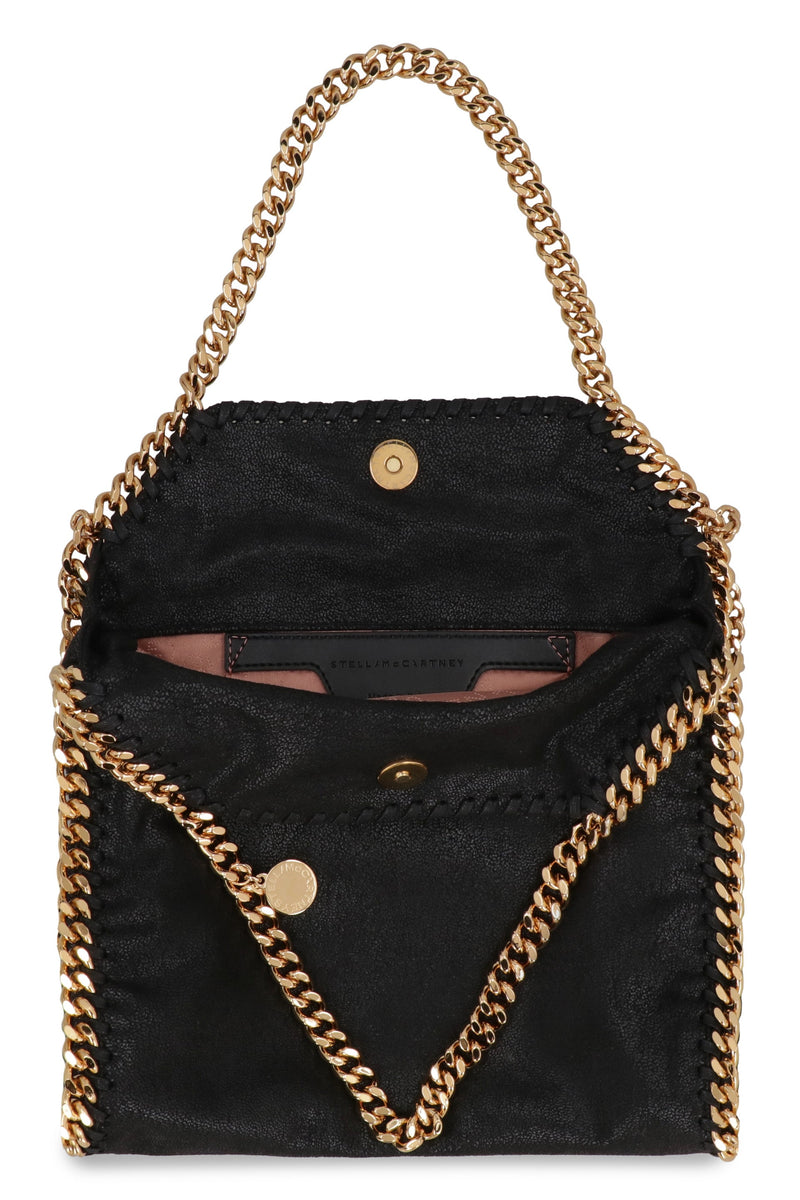 Stella Mccartney Falabella Shoulder Bag — Black Polyester