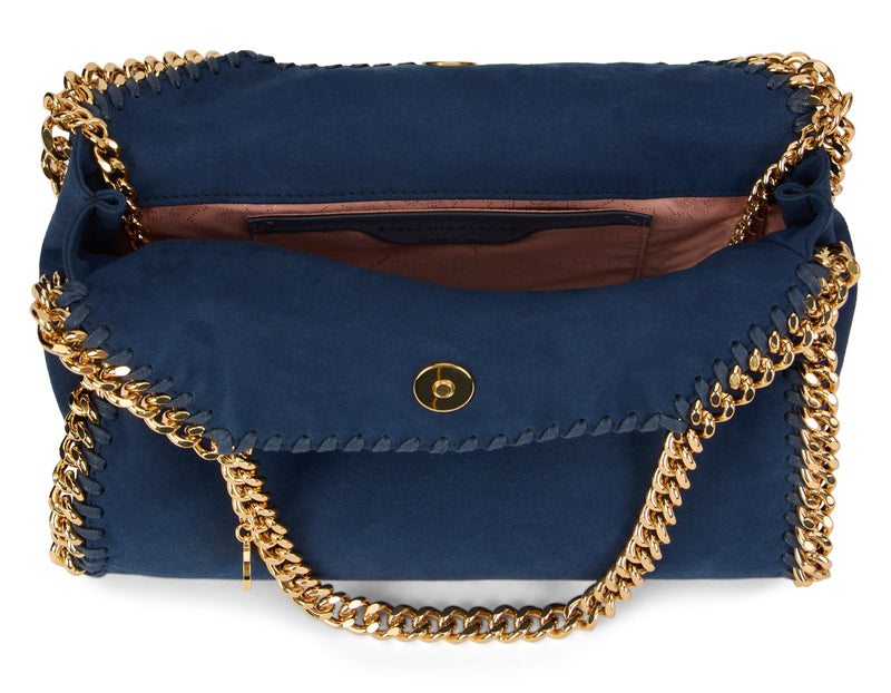 Stella Mccartney Falabella Tote Bag — Navy Polyester