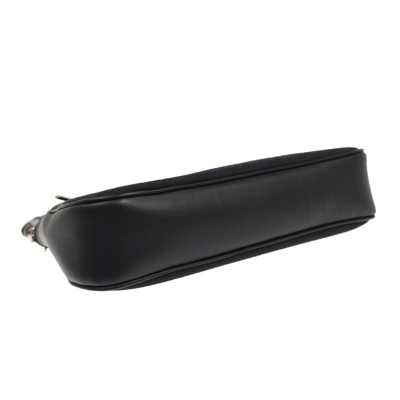 Gucci Bamboo Bullet Gg Canvas Black Bag