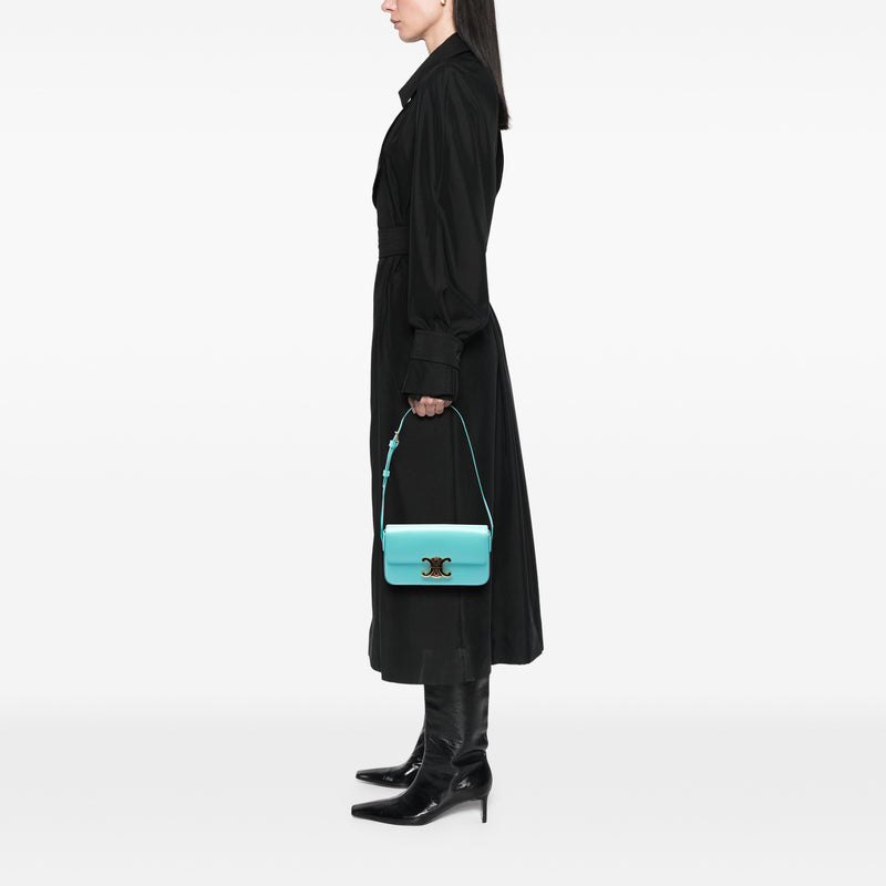Shiny Calfskin Claude Shoulder Bag - Image 6