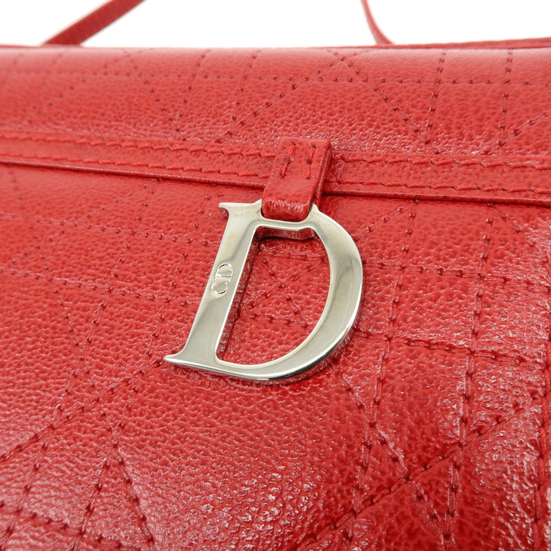 Christian Dior Handbag Leather Red Bag