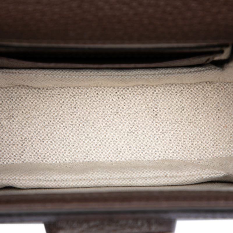 Mini Jumbo GG Canvas 1947 Bamboo Top Handle Bag - Image 4