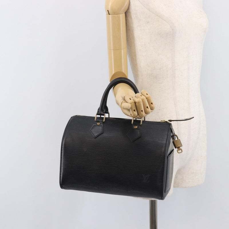 Louis Vuitton Speedy Epi Leather Black Bag