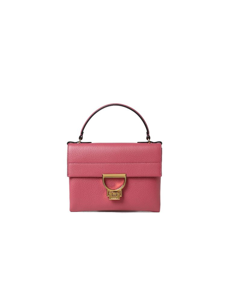 Coccinelle Shoulder Bag — Red Cowhide