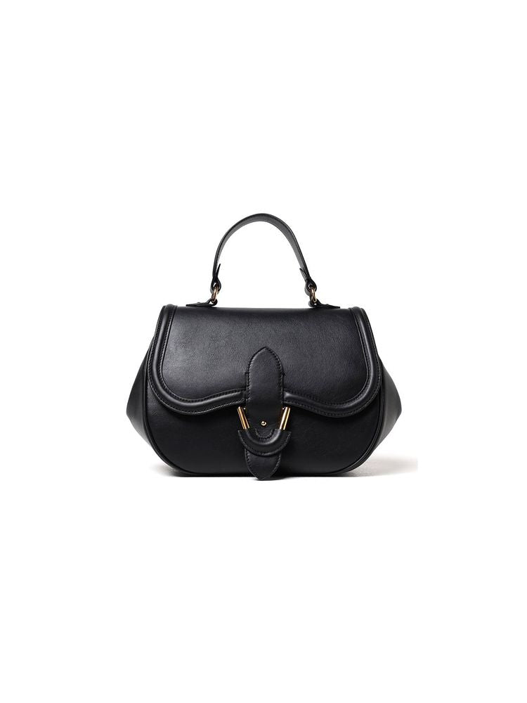 Coccinelle Blake Shoulder Bag — Black Cow Leather
