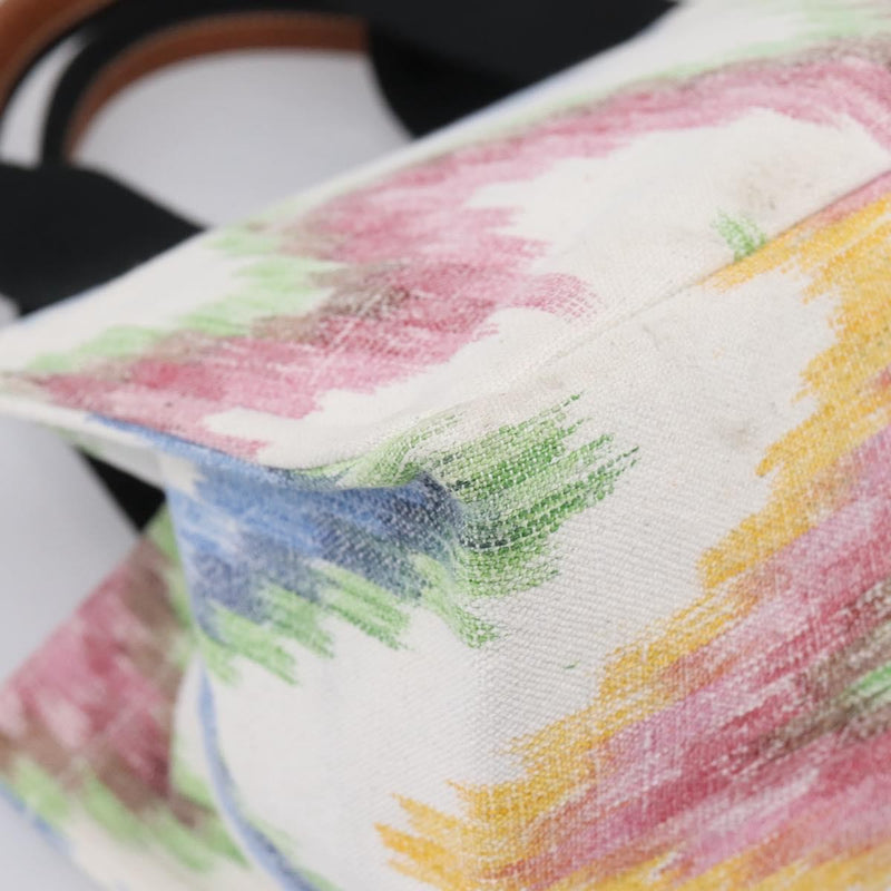 Loewe Paulas Ibiza Embellished Printed Canvas Multicolour Bag