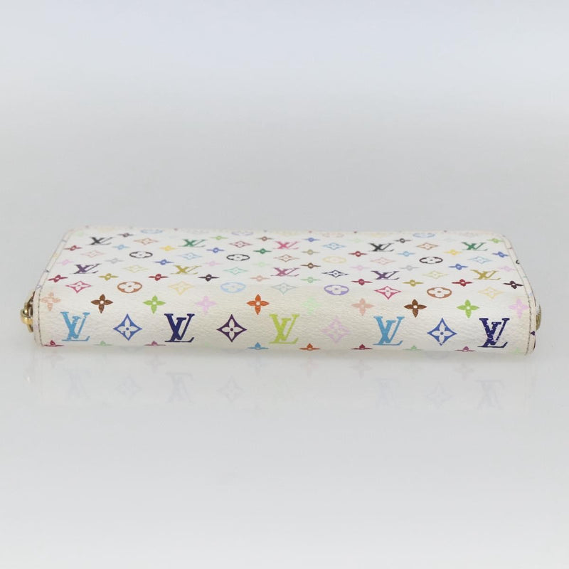 Louis Vuitton Zippy Wallet Nm Murakami Multicolor White Multicolour Canvas