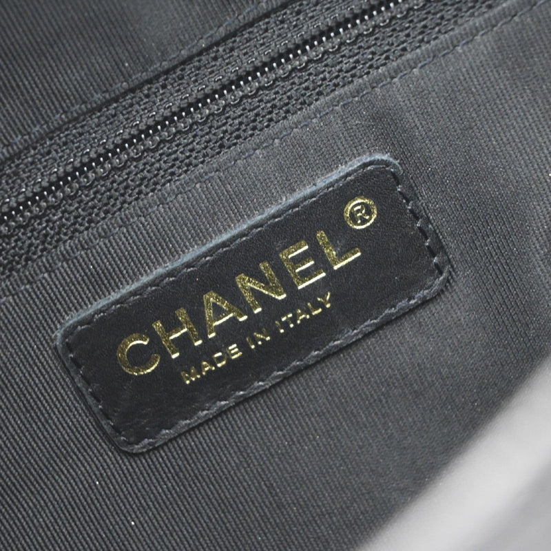 Chanel Timeless Cc Bowler Quilted Caviar Black Leather Bag