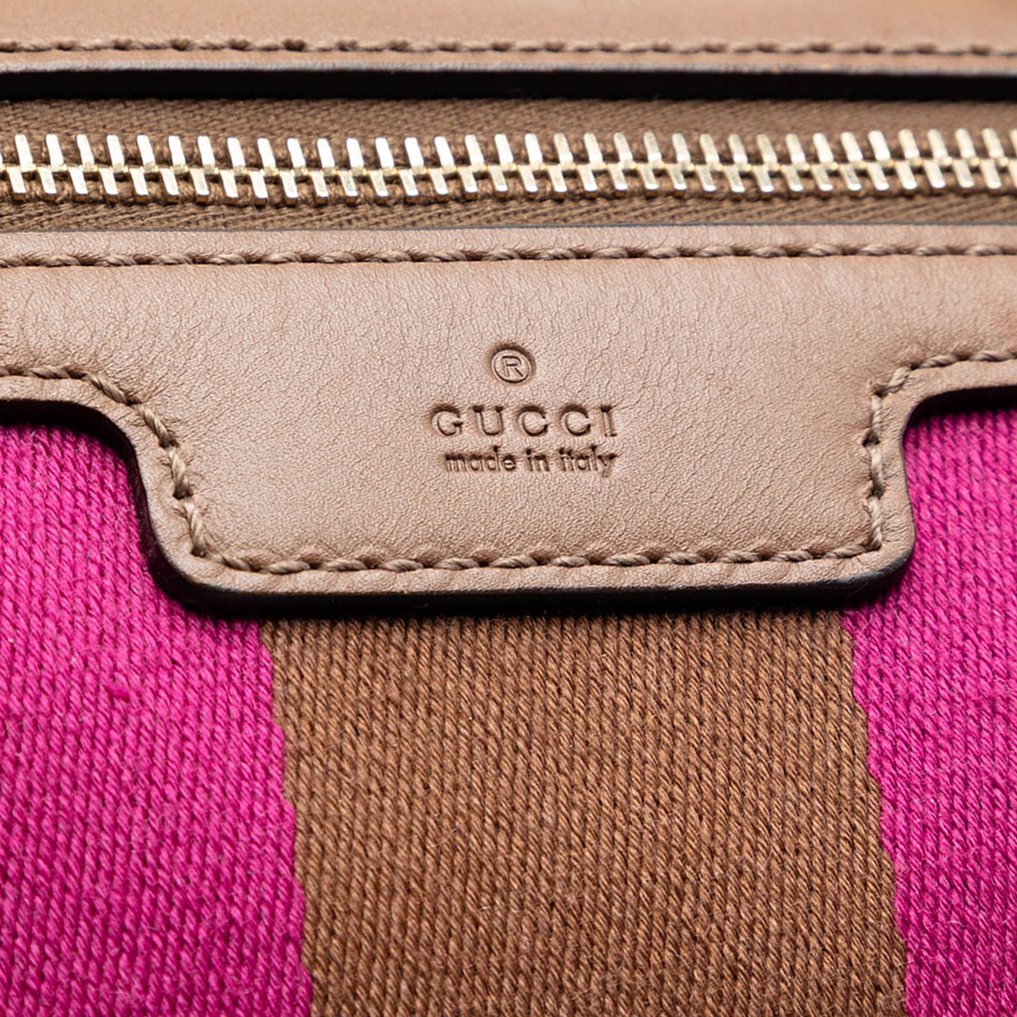 Medium GG Canvas Web Joy Boston Bag - Image 5